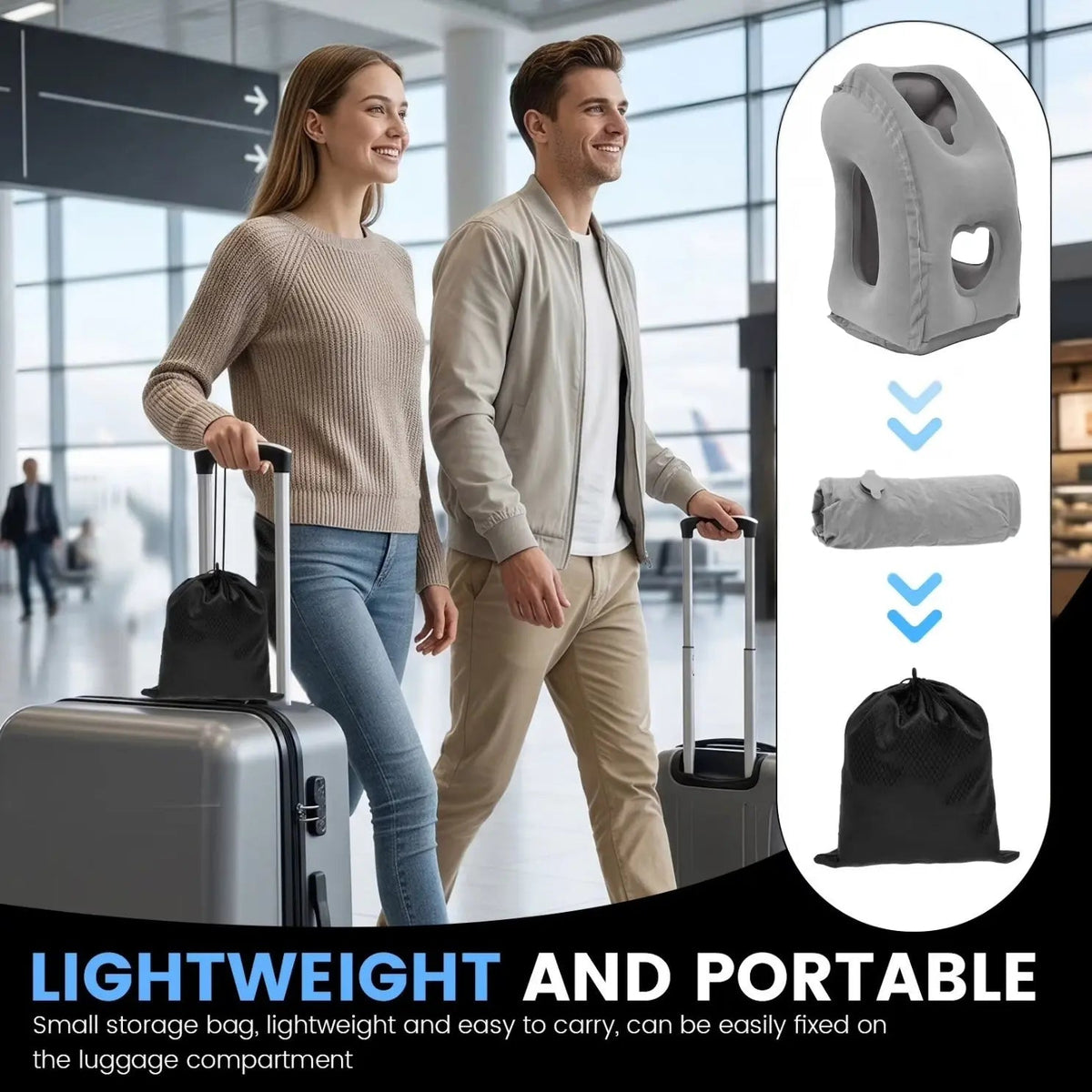 Dlovivo Inflatable Rest Pillow