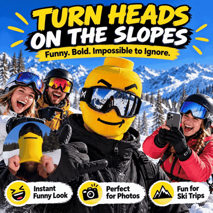 Real-Life Brick Figure Ski Mask – Become a Living Toy Character!