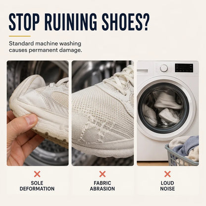 Reusable Mesh Shoe Washing Bag – Washing Machine Sneaker Protector