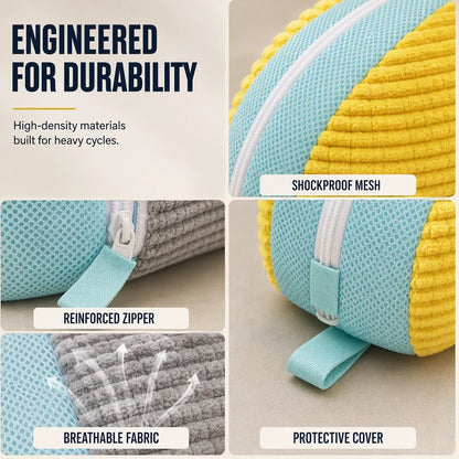 Reusable Mesh Shoe Washing Bag – Washing Machine Sneaker Protector