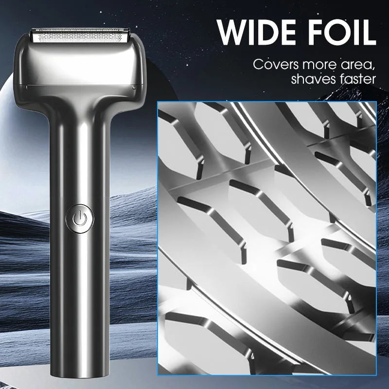 🪒50% OFF NOW! Men's Rechargeable Foil Electric Shaver – Efficient Close Shaving, Cordless Portable Wet & Dry Beard Razor for Daily Grooming