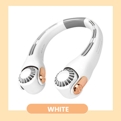 🥳2026 HOT SALE🥳💞50K+ SOLD!🍃💨 50% OFF! Neck Air Conditioner Fan – Ultra‑quiet, 360° rotating, 3 speeds. Hands‑free cooling, long battery. Summer essential! 😎🌬️