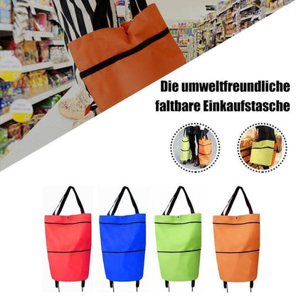 🛢️ 2026 Sale — Over 31,000 Sold! 2-in-1 Foldable Shopping Cart
