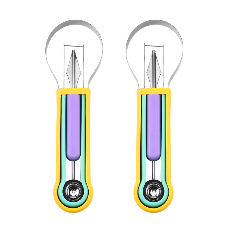 Multi-Functional Fruit Melon Baller Scoop Set