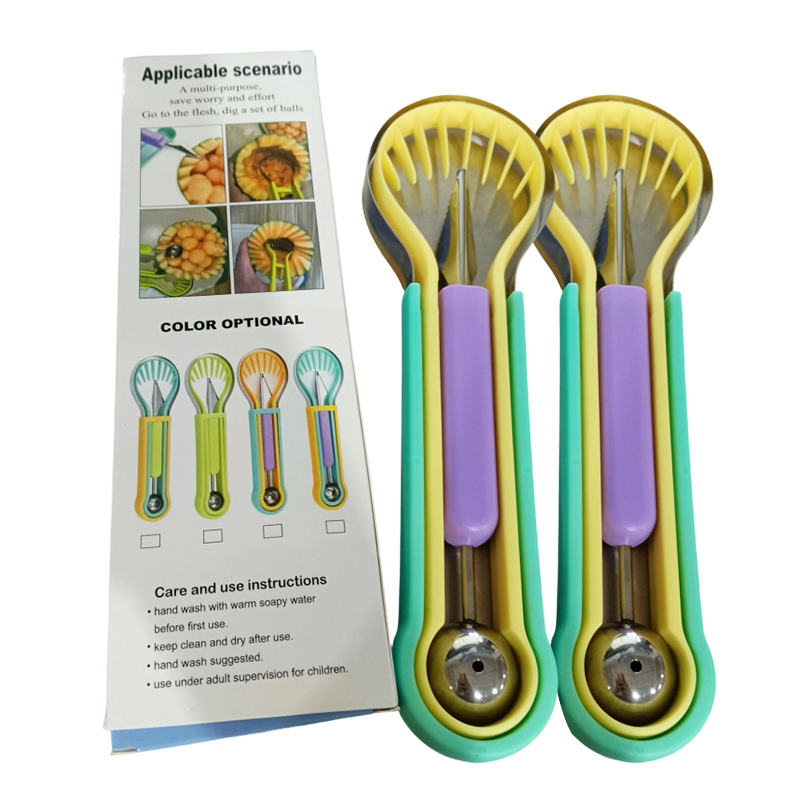 Multi-Functional Fruit Melon Baller Scoop Set