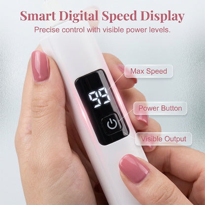 🥳2026 HOT SALE🥳💞50K+ SOLD!💅✨ 50% OFF! Professional Electric Nail Polisher – Smooths thick nails, 99-speed display. Multiple heads for shaping & buffing. Salon at home! 🌟💎