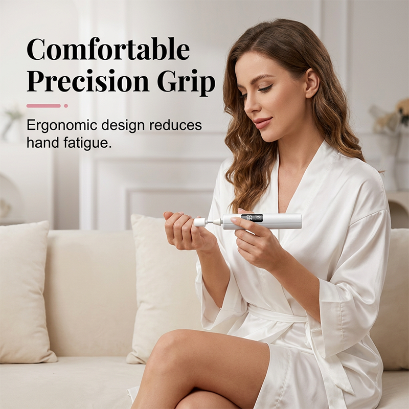 🥳2026 HOT SALE🥳💞50K+ SOLD!💅✨ 50% OFF! Professional Electric Nail Polisher – Smooths thick nails, 99-speed display. Multiple heads for shaping & buffing. Salon at home! 🌟💎
