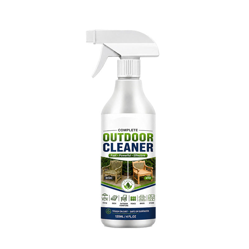 Outdoor Cleaning Spray for Patios, Decks, Fences, Brick, Stone, Steps & Walkways – Tough on Dirt, Grime, Moss & Green Buildup